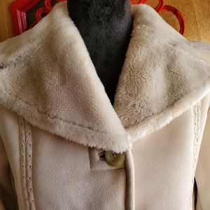 Vintage Sonoma faux suede coat